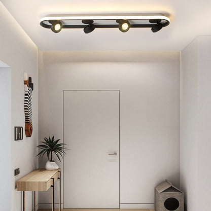 LumiCurve – Modern Adjustable LED Ceiling Light for Hallways and Living Rooms