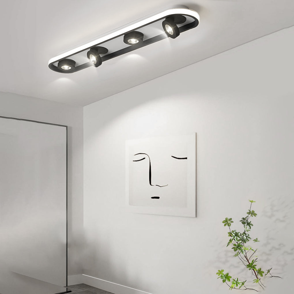 LumiCurve™ – Plafonnier LED moderne et réglable pour les couloirs et les salons