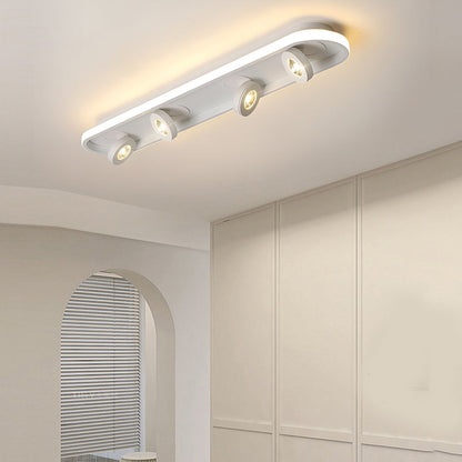 LumiCurve™ – Plafonnier LED moderne et réglable pour les couloirs et les salons