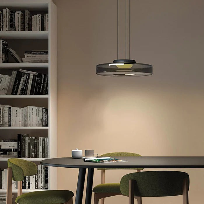 ClarityGlobe – Bauhaus-Style Glass Pendant Light for Modern Elegance