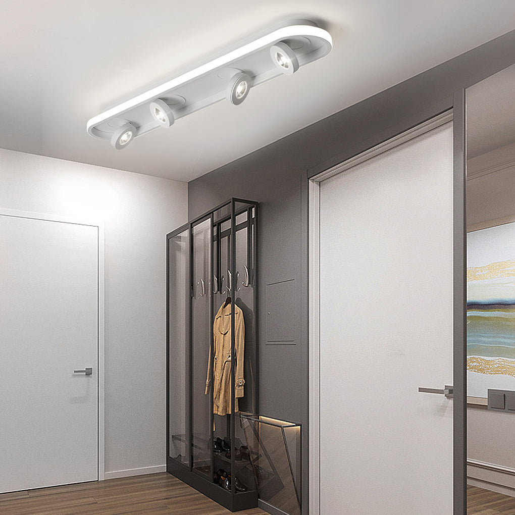 LumiCurve™ – Plafonnier LED moderne et réglable pour les couloirs et les salons