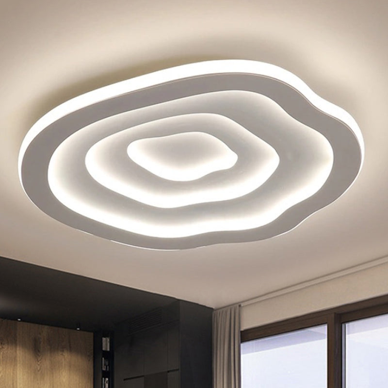 WaveLuxe™ – Plafonnier LED moderne à intensité variable avec design en acrylique