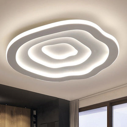 WaveLuxe™ – Plafonnier LED moderne à intensité variable avec design en acrylique