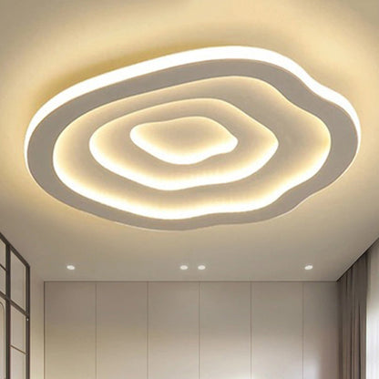 WaveLuxe™ – Plafonnier LED moderne à intensité variable avec design en acrylique