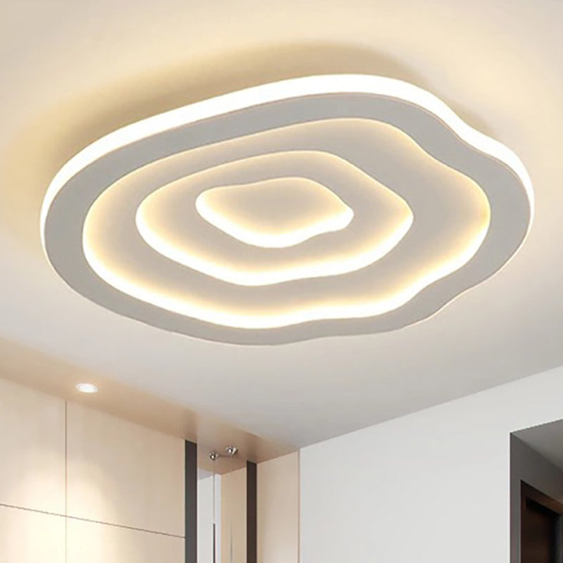 WaveLuxe™ – Plafonnier LED moderne à intensité variable avec design en acrylique