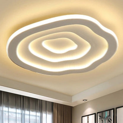 WaveLuxe™ – Plafonnier LED moderne à intensité variable avec design en acrylique