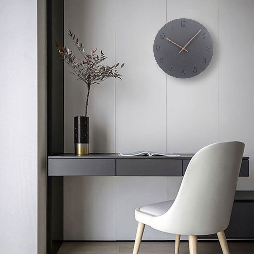 Minimalist Norwegian Wall Decoration Silent Clock