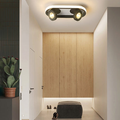 LumiCurve™ – Plafonnier LED moderne et réglable pour les couloirs et les salons