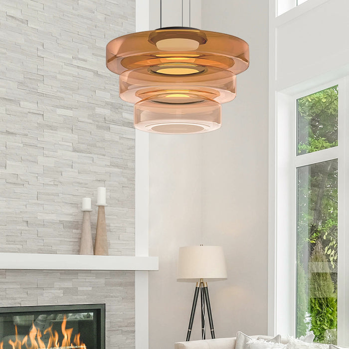 ClarityGlobe – Bauhaus-Style Glass Pendant Light for Modern Elegance