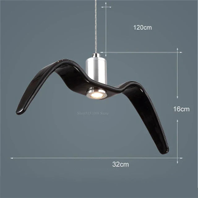 Bird-Shaped Designer Pendant Light for Living and Dining Rooms