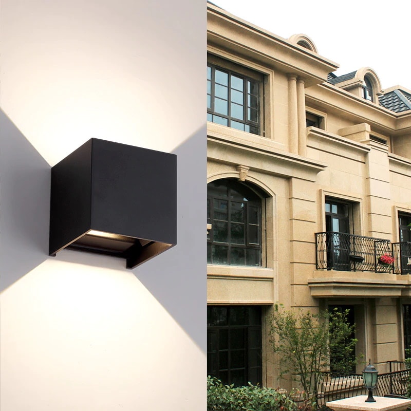 LumiCube – Modern Waterproof LED Outdoor Wall Light