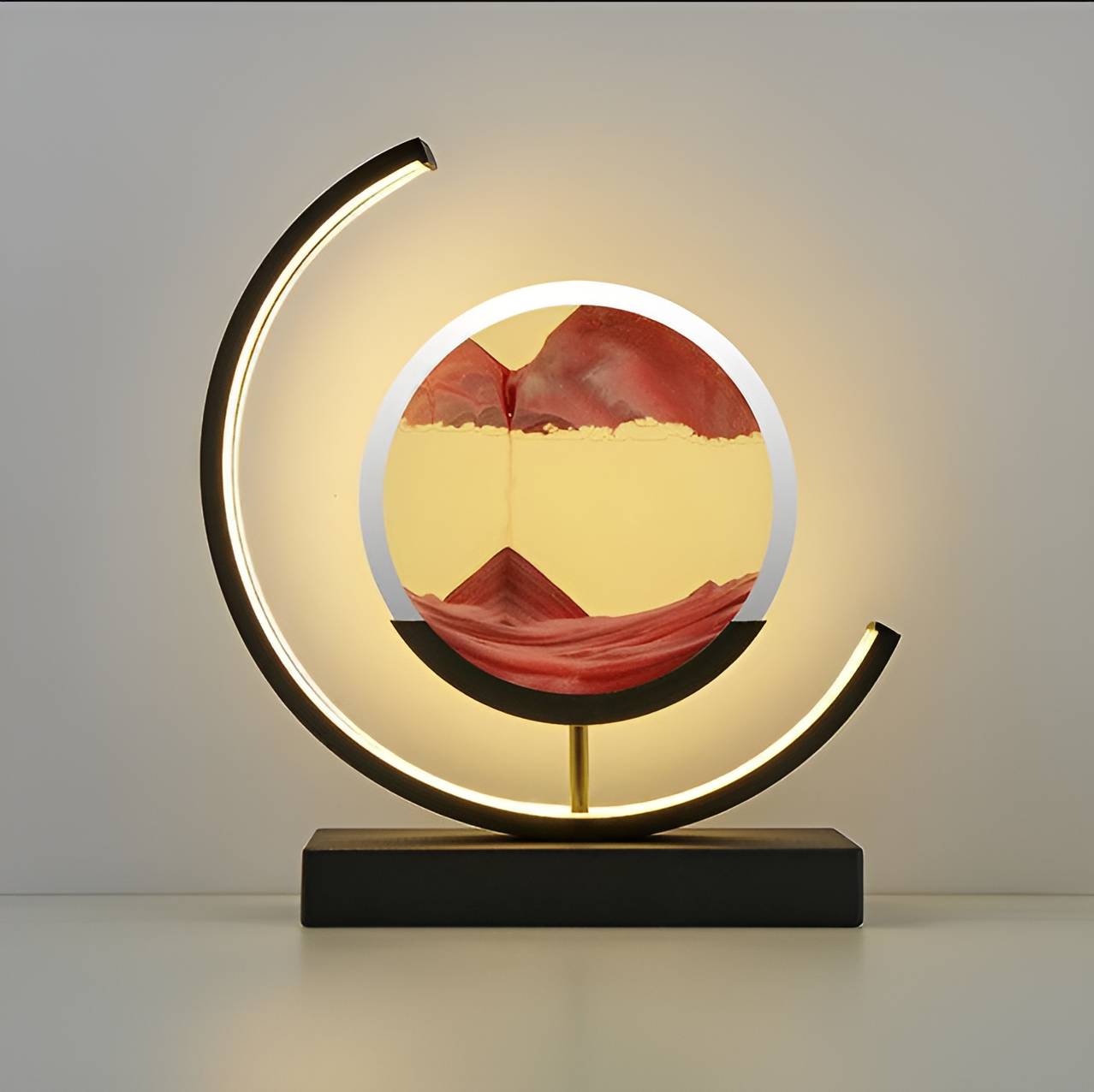 Lumesand - Dimmable Sand Art Lamp with Remote Control - Modern Ambient Lighting