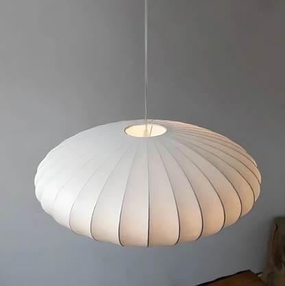 SilkElegance – Refined Silk Pendant Chandelier for Sophisticated Interiors