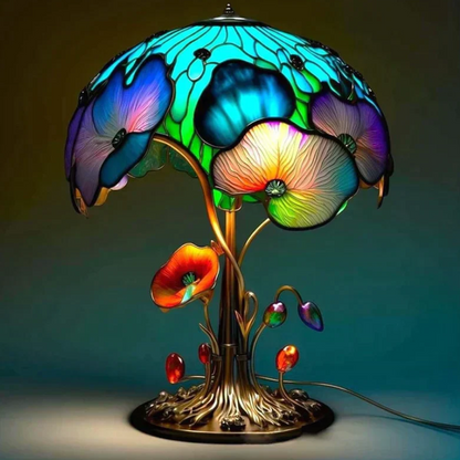 ForestLumi- Stunning Stained Glass Lamp - Elegant & Soothing Lighting