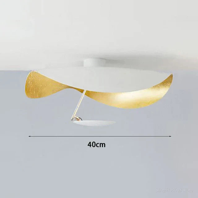 LumiOr – Modern LED Ceiling Light with Gold Finish