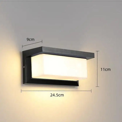 LumiGuard – LED Outdoor Wall Light with Motion Sensor