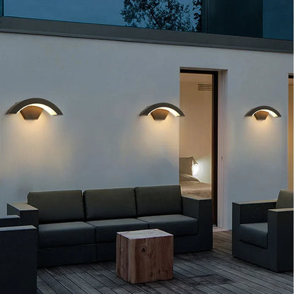 LumiSenso - Modern LED Outdoor Wall Light with Motion Sensor