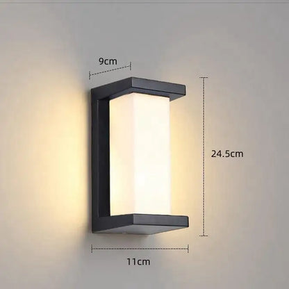 LumiGuard – LED Outdoor Wall Light with Motion Sensor