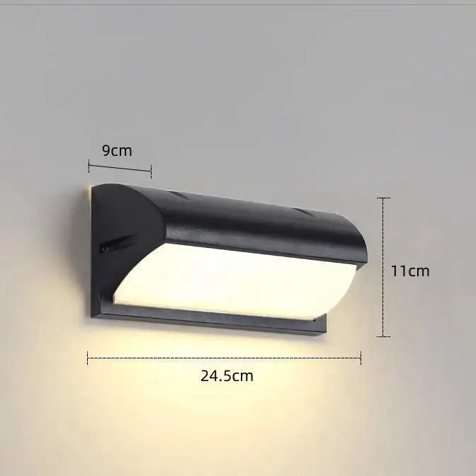 LumiGuard – LED Outdoor Wall Light with Motion Sensor