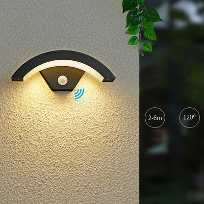 LumiSenso - Modern LED Outdoor Wall Light with Motion Sensor