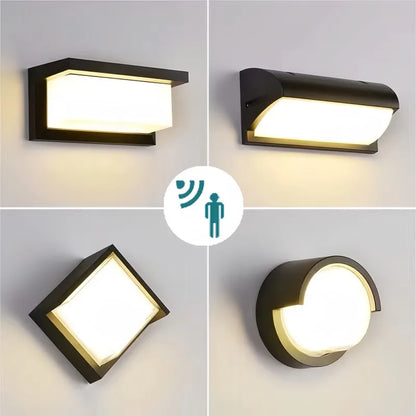 LumiGuard – LED Outdoor Wall Light with Motion Sensor