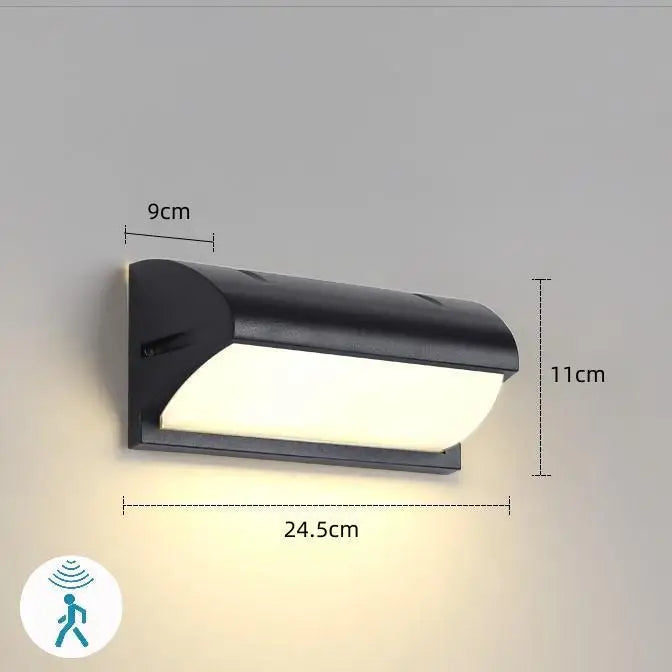 LumiGuard – LED Outdoor Wall Light with Motion Sensor