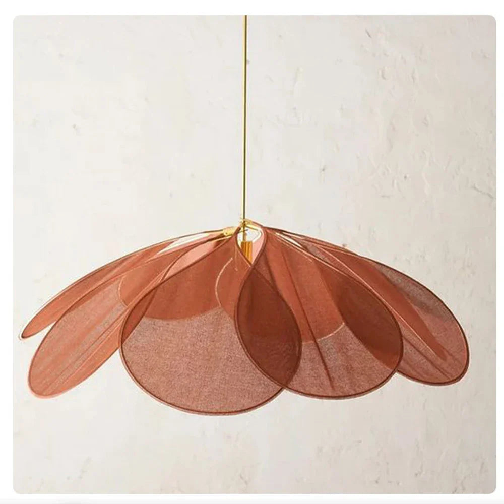 PetalLuxe – Natural Elegance Flower Leaf Pendant Light