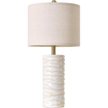 Modern White Ceramic Table Lamp