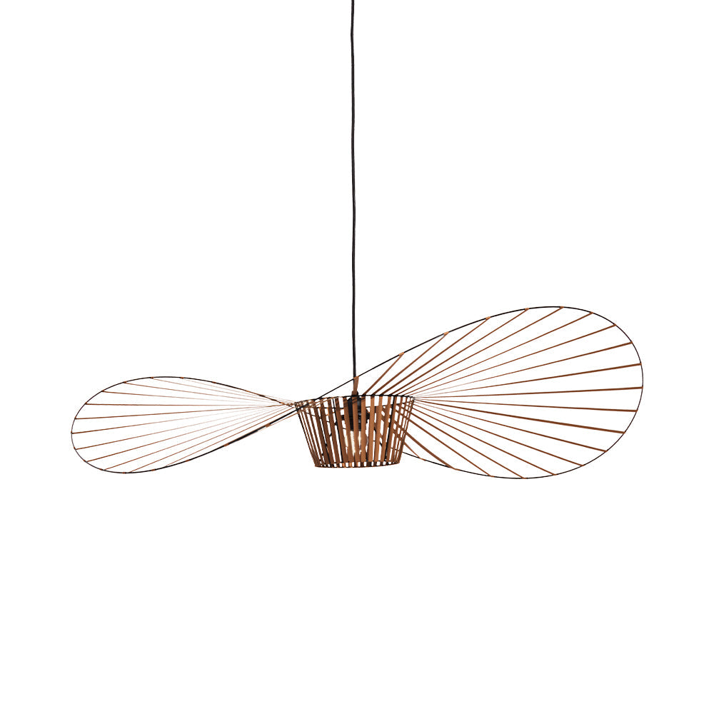 Rosland – Modern Vertigo Pendant Light with Elegant Straw Hat Design