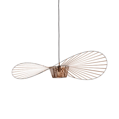 Rosland – Modern Vertigo Pendant Light with Elegant Straw Hat Design