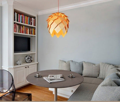 Modern Art Oak Pinecone Pendant Lamps