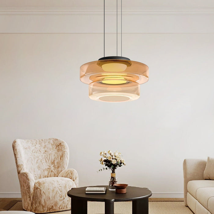 ClarityGlobe – Bauhaus-Style Glass Pendant Light for Modern Elegance