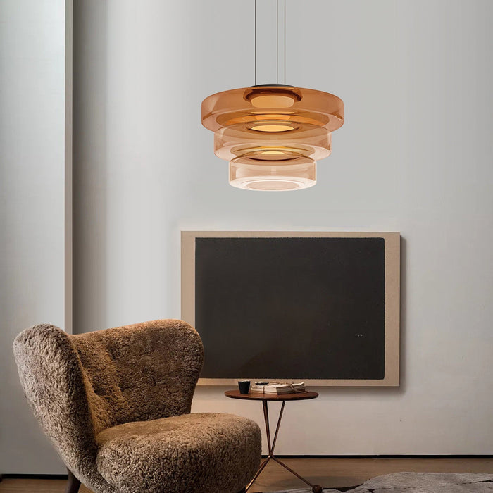 ClarityGlobe – Bauhaus-Style Glass Pendant Light for Modern Elegance