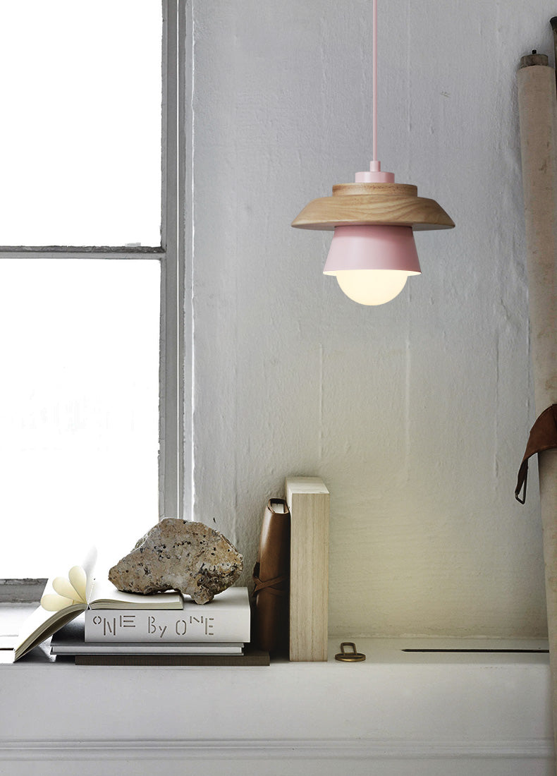 Modern Scandinavian Wooden Pendant Lamp