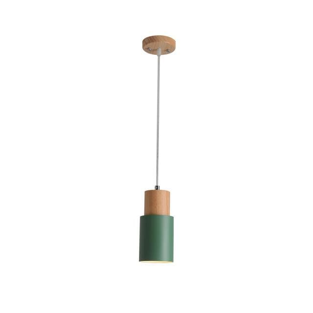 Lampe à suspension scandinave Ingrid en bois et métal